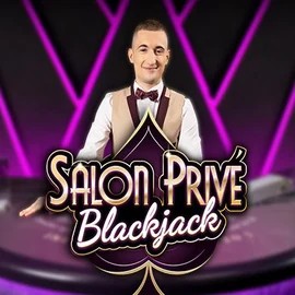 Blackjack Salon Privé online game logo by Ezugi on spinsy-casinos.es
