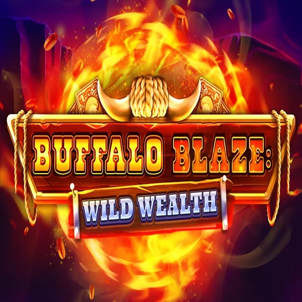 Buffalo Blaze Wild Wealth online game logo by OctoPlay on spinsy-casinos.es