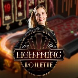 Lightning Roulette logo by Evolution at Spinsy Casino