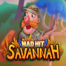 Mad Hit Savannah slot visual from RubyPlay available on spinsy-casinos.es