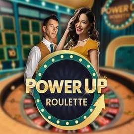 PowerUP Roulette logo by Pragmatic Play Spinsy Casino