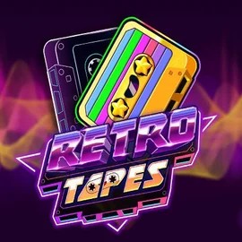 Logo of Retro Tapes from Push Gaming at Spinsy Casino