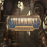 Steamworks The Workshop online game logo by Peter & Sons on spinsy-casinos.es