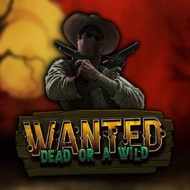 Wanted Dead or a Wild game by Hacksaw Gaming – logo hosted on Spinsy Casino